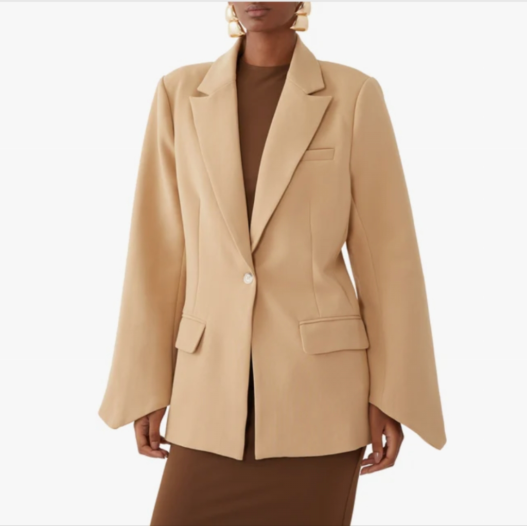 Odd Muse The Ultimate Muse Tan Blazer Size Medium